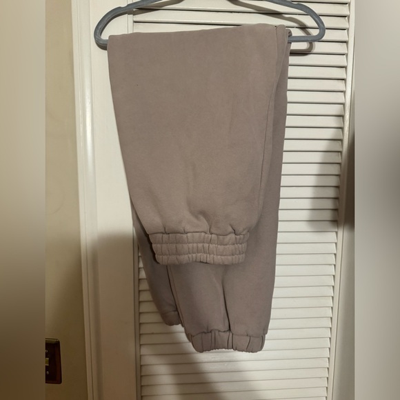 Women's Taupe Jogger Sweatpants - Picture 1 of 3